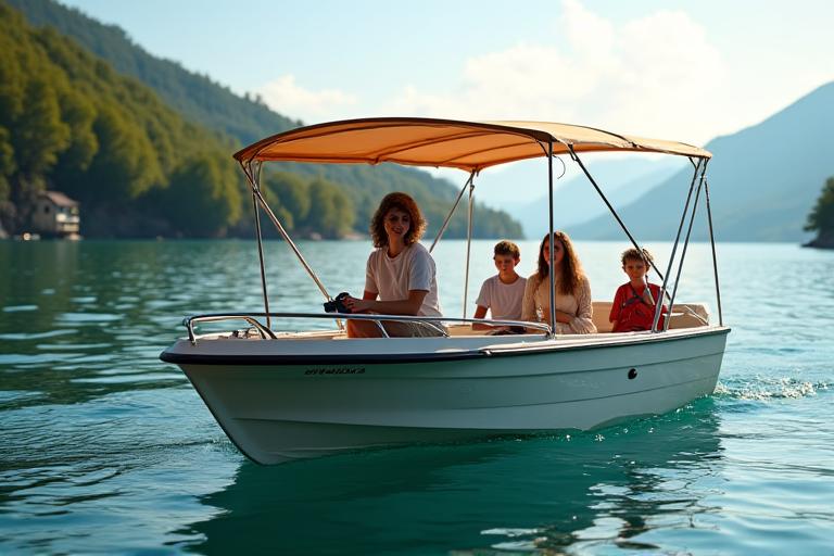 Familien-Angelboot am Zugersee